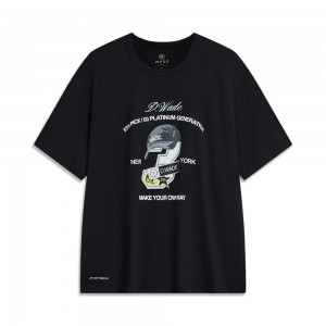 Way Of Wade Sportswear Men's T-Shirts Black | IOK-472068