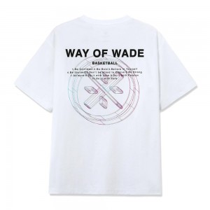 Way Of Wade Sportswear Men's T-Shirts White | WGH-680752