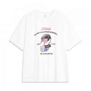 Way Of Wade Sportswear Men's T-Shirts White | RAQ-894635