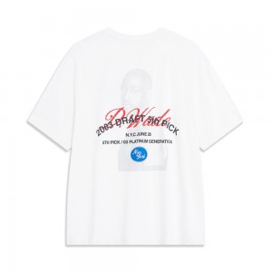 Way Of Wade Sportswear Men's T-Shirts White | BLI-419780