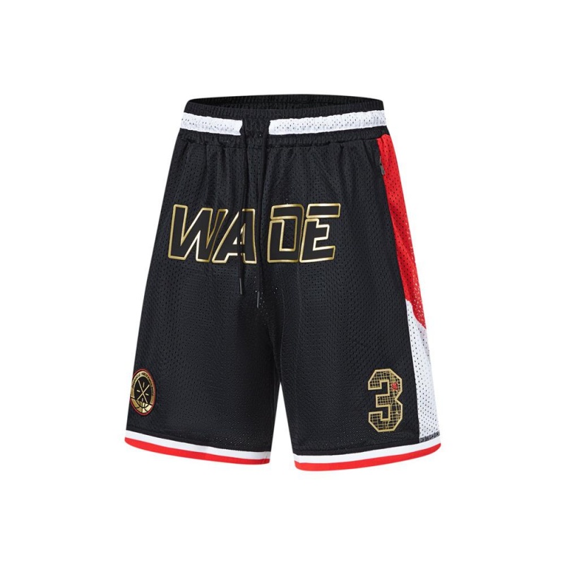 Way Of Wade Buy Professional Series Lifestyle Sports Men\'s Shorts Black | TQW-809271