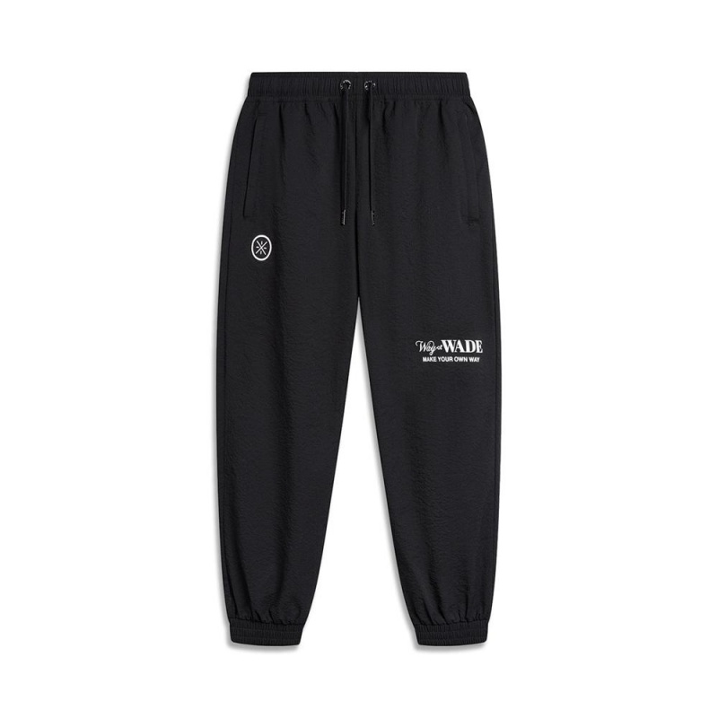 Way Of Wade Premium Sportswear Men\'s Sweat Pants Black | UMT-083526