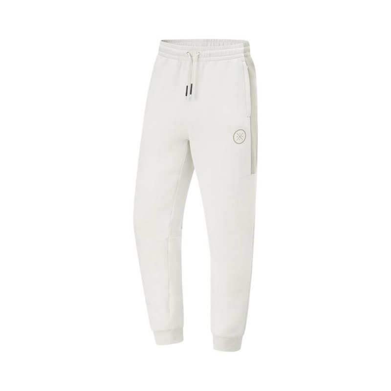 Way Of Wade Premium Sportswear Men\'s Sweat Pants White | PYT-436570