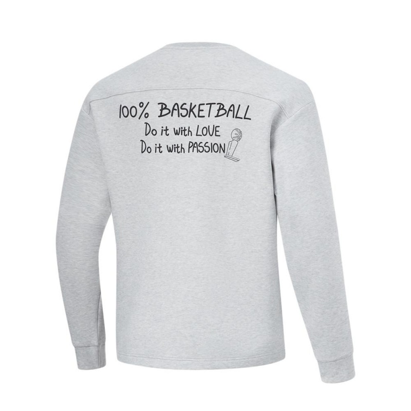 Way Of Wade Sportswear Men's Sweatshirt Grey | NUY-325794