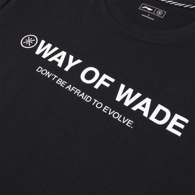 Way Of Wade Sportswear Men's T-Shirts Black | SCZ-308471