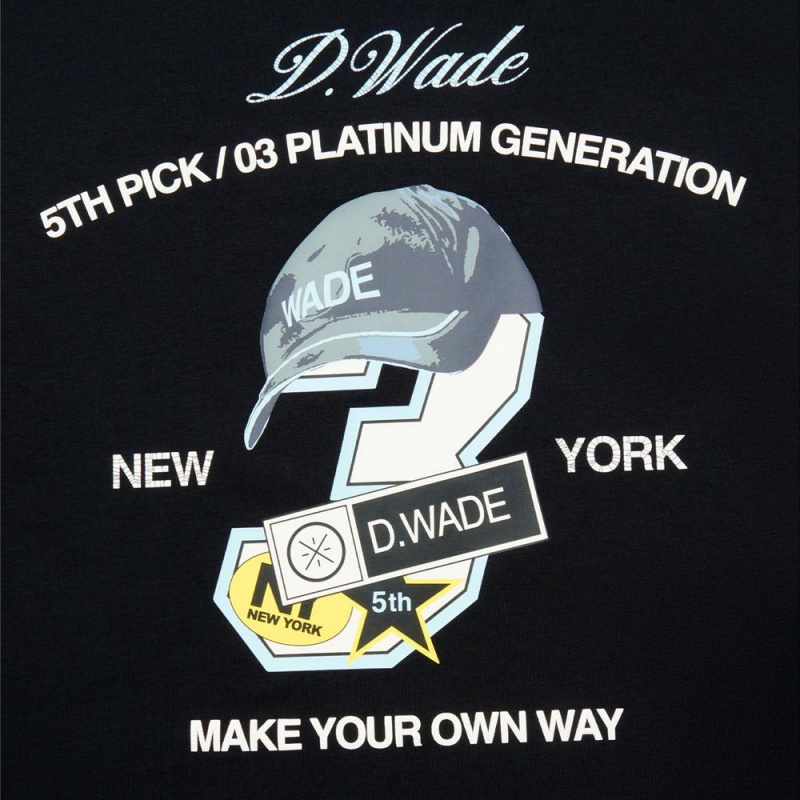 Way Of Wade Sportswear Men's T-Shirts Black | IOK-472068