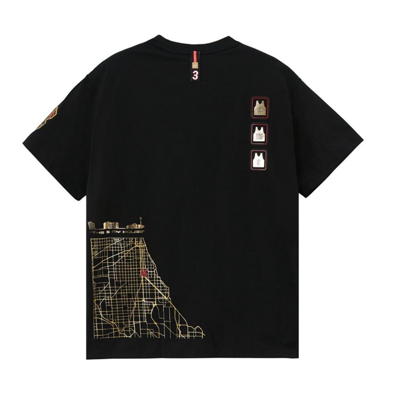 Way Of Wade Sportswear Men's T-Shirts Black | TXV-568071