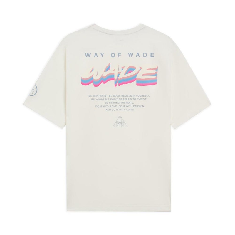 Way Of Wade Sportswear Men\'s T-Shirts White | MXA-421875