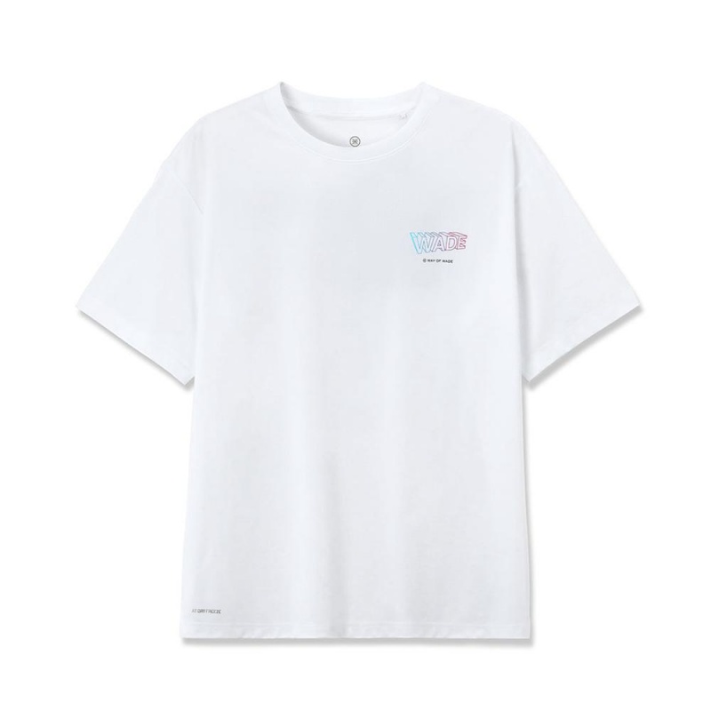 Way Of Wade Sportswear Men's T-Shirts White | WGH-680752