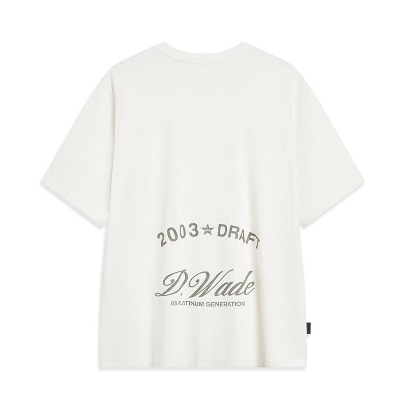 Way Of Wade Sportswear Men's T-Shirts White | GMA-620134