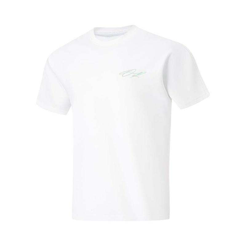 Way Of Wade Sportswear Men's T-Shirts White | RFE-952387