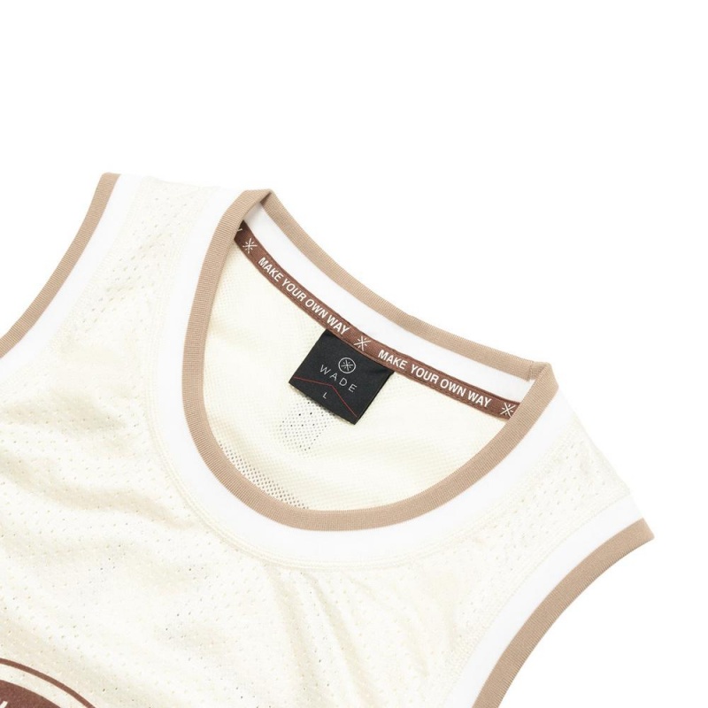 Way Of Wade Sportswear Men's Vest Beige | FXA-405983