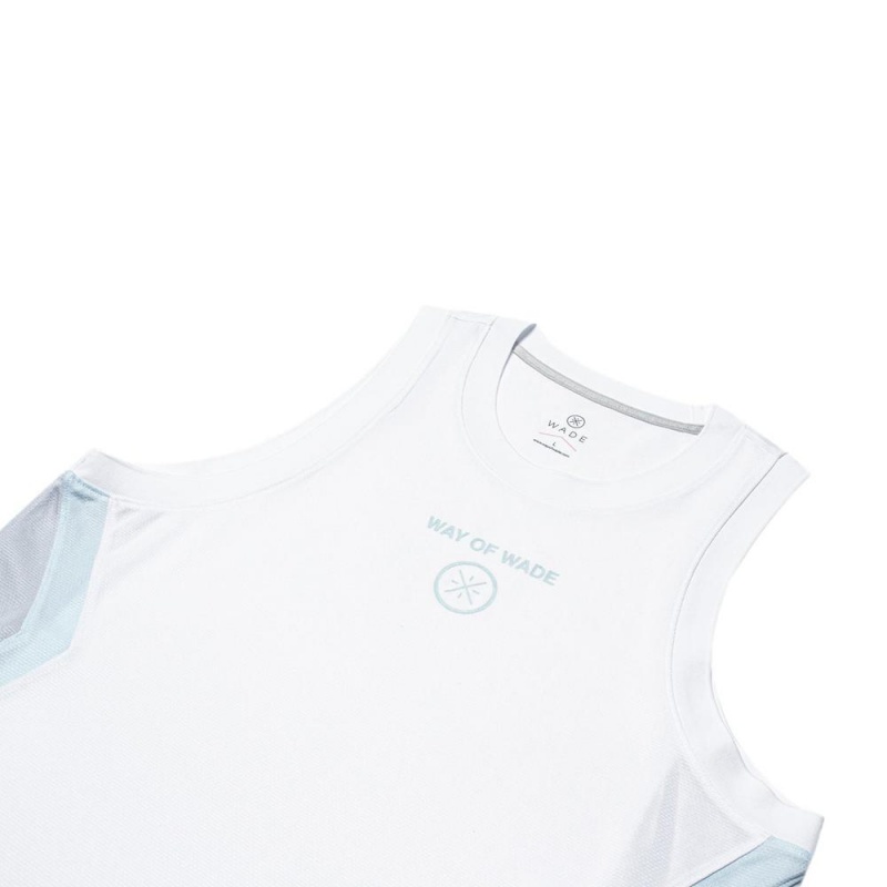 Way Of Wade Sportswear Men's Vest White | RQH-701239